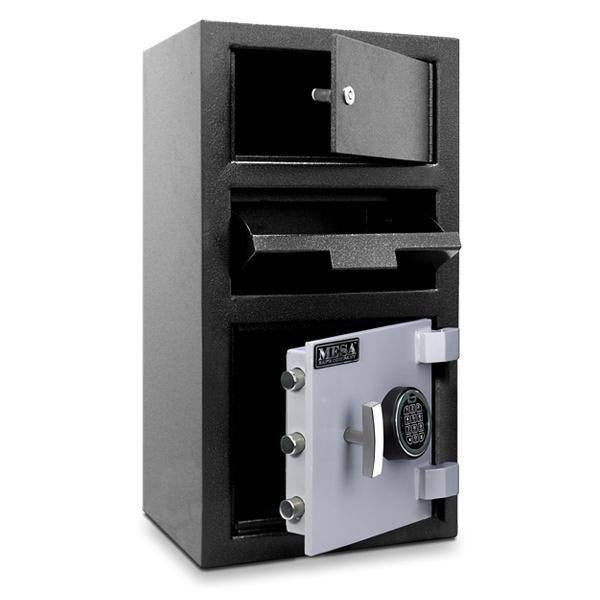 Mesa MFL2014EOLK Front Drop Depository Safe With Top Locker Doors &amp; Drop Open