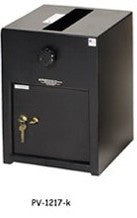 Perma-Vault PV-1217-K Rotary Depository Safe with Dual Key Lock