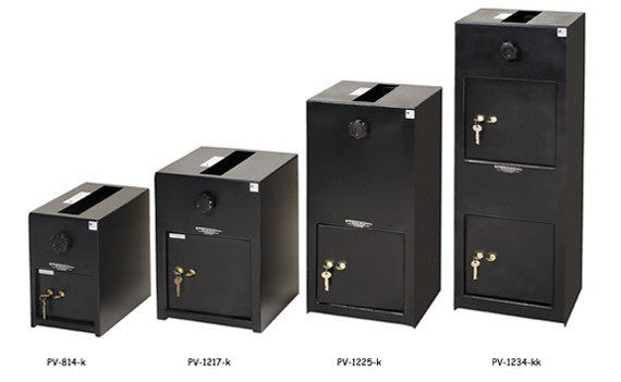 Perma-Vault PV-814-C Rotary Depository Safe with Dial Combo Lock