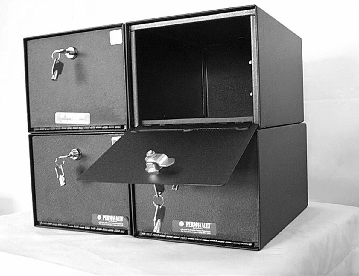 Perma-Vault PVB-5813 Large Capacity Pistol Box Security Cam Lock Cluster