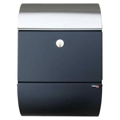 Qualarc ALX-3000-BS Allux 3000 Locking Mailbox - Black with Steel