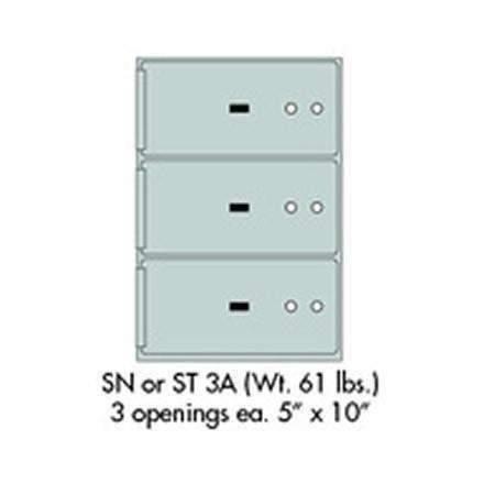 Safe Deposit Boxes - SafeandVaultStore SN-3A Safe Deposit Boxes 3 - 5" X 10" Openings
