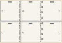 SafeandVaultStore SDBAXSN-6 Single Lock Safe Deposit Boxes
