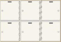 SafeandVaultStore SDBAXSN-6 Single Lock Safe Deposit Boxes