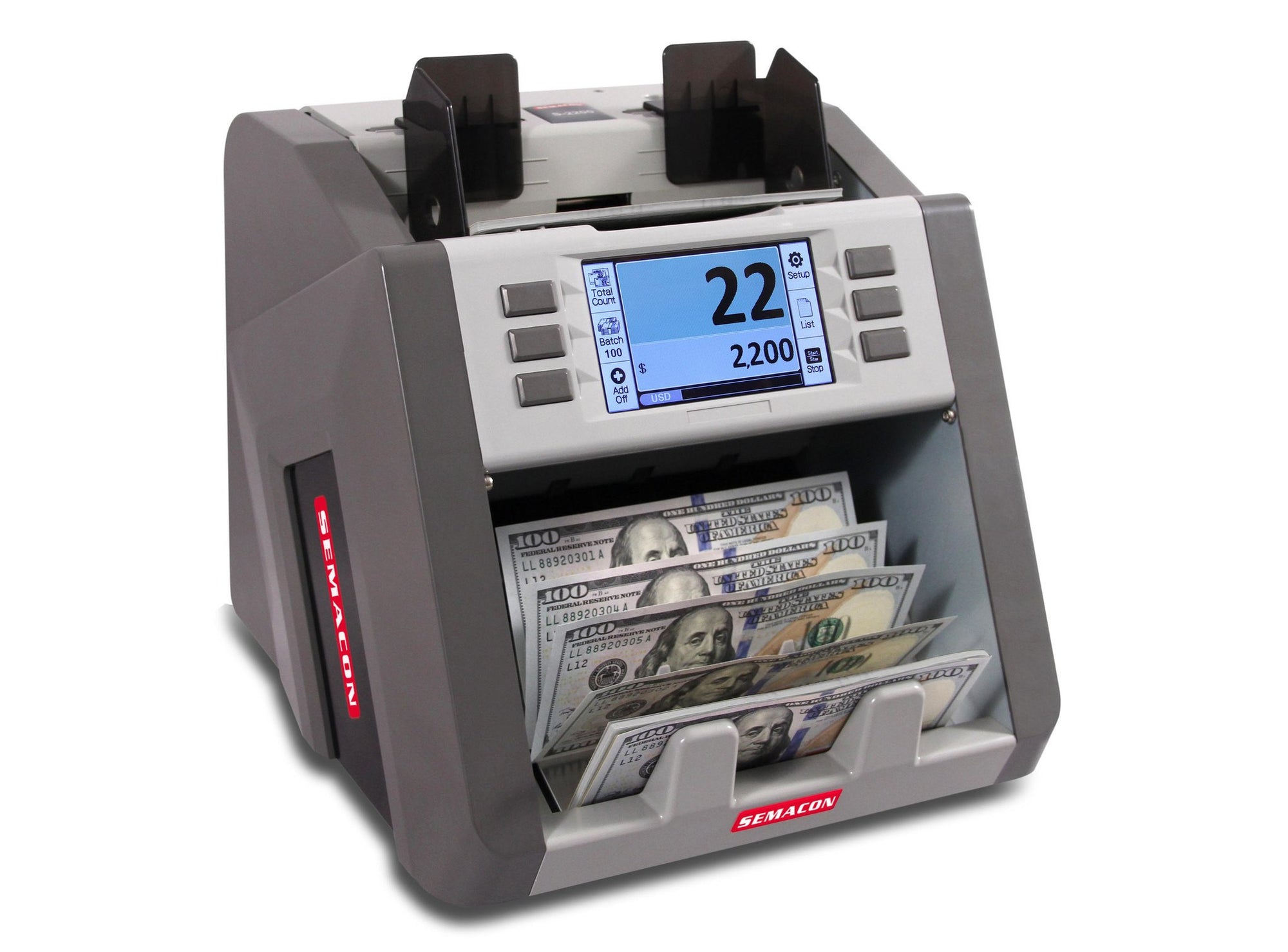 Semacon S-2200 Single Pocket Currency Discriminiator