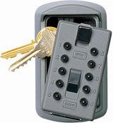 Supra 001015 KeySafe Push Button Titanium Key Box
