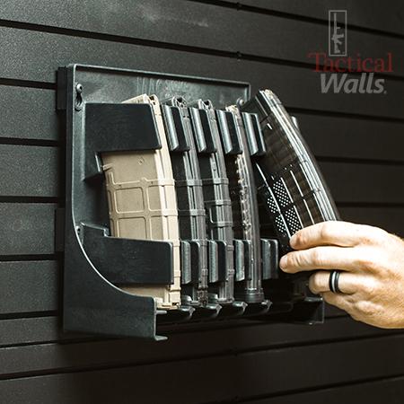 Tactical Walls - Tactical Walls Modwall Mag Rack - AR15, AK/AR10 Or Pistol