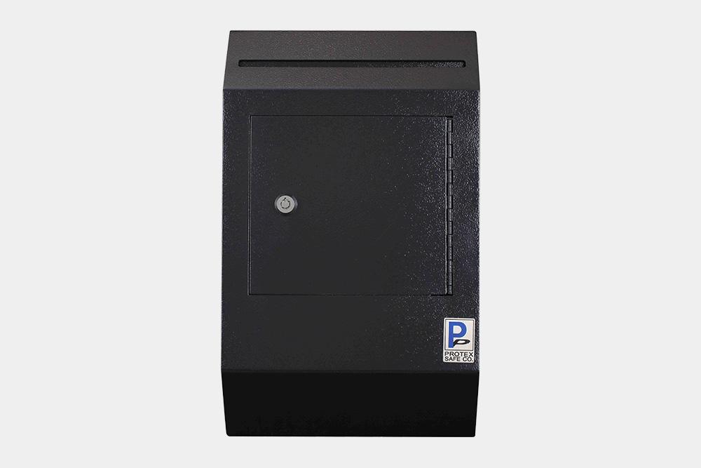 Through The Wall Depository Safe - Protex WDB-110 Wall Mount Locking Payment Drop Box