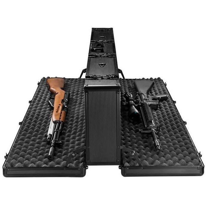 Transportable Gun Bags And Cases - SafeandVaultStore 50" Double-Sided Hard Rifle Case B6000