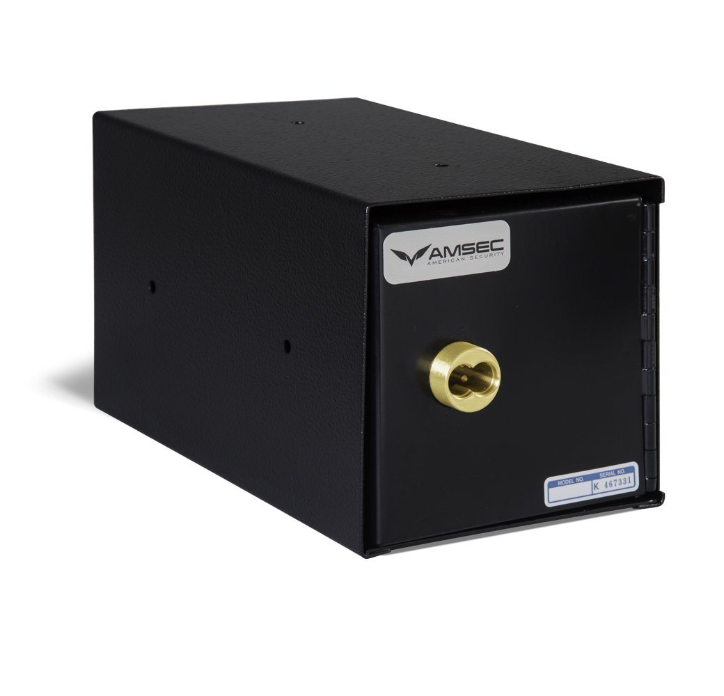 AMSEC TB0610-7 Undercounter Safe with Best Removable Core Key Lock