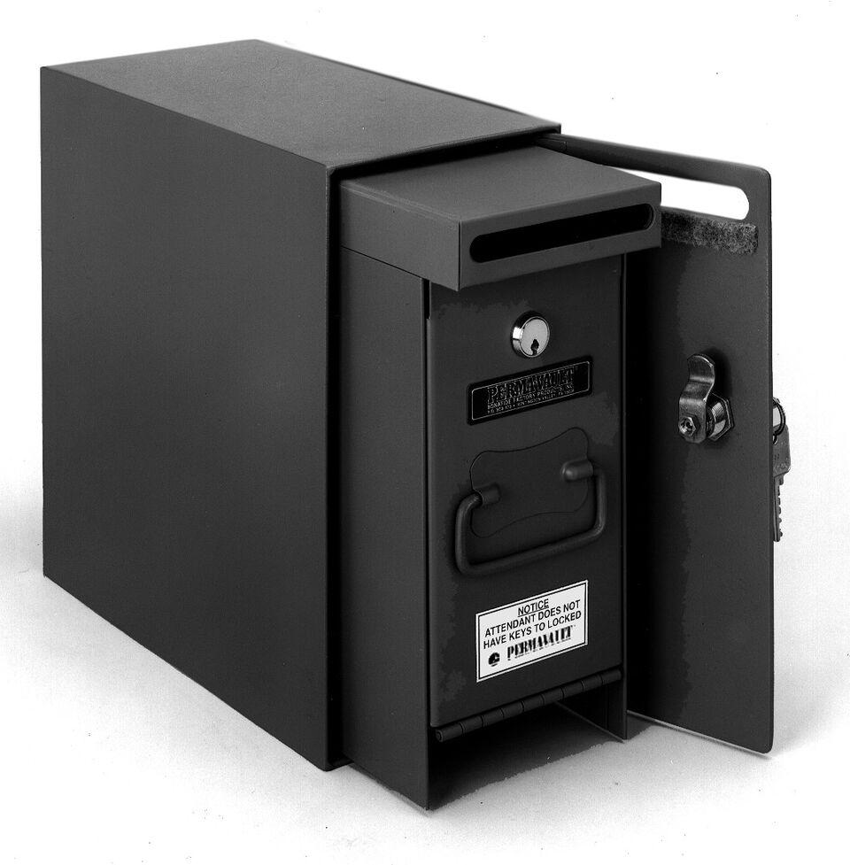 Under Counter Safes - Perma-Vault PRO-1151-M Under Counter Drop Box With Medeco Key Lock