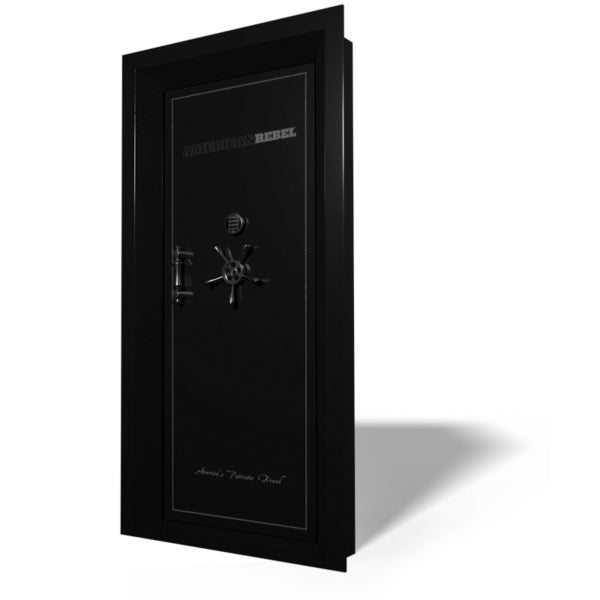 American Rebel AR-VI Black Smoke In-Swing Vault Door with Digital Lock (84&quot; H x 42&quot; W)