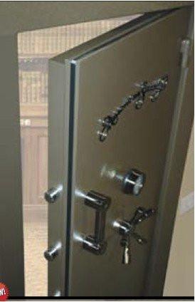AMSEC VD8030BFIS Burglar &amp; Fire Resistant In-Swing Vault Door - Door Open