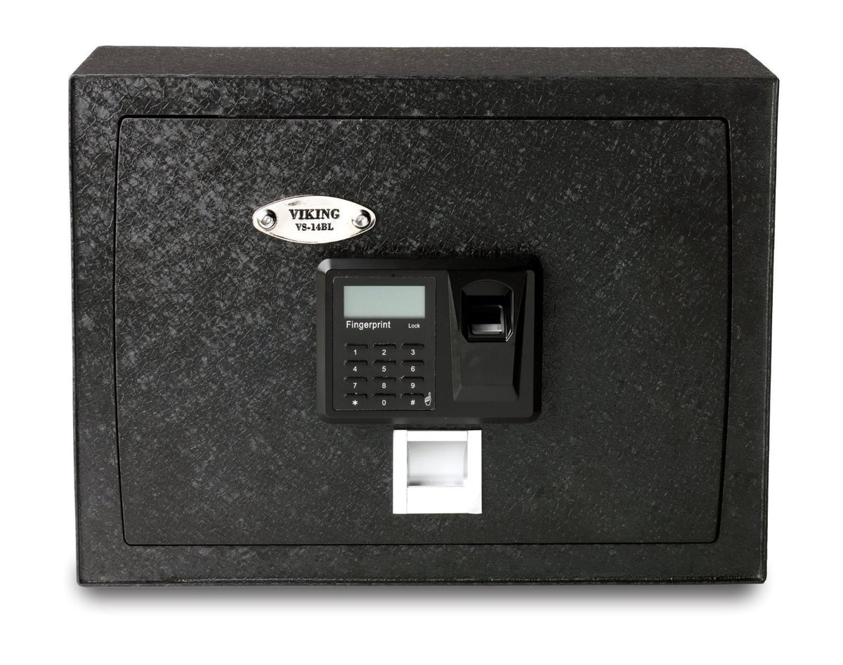 Viking VS-14BL Top Opening Drawer Biometric Keypad Safe